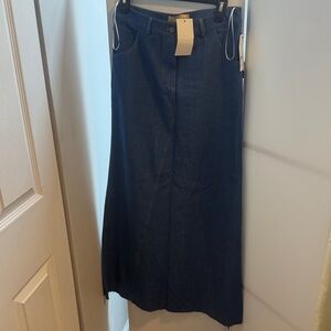 Muse Dark Blue Denim Skirt